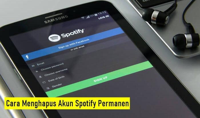 Cara Menghapus Akun Spotify Permanen