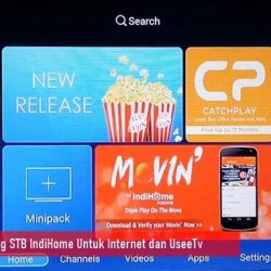 Cara Setting STB IndiHome Untuk Internet dan UseeTv