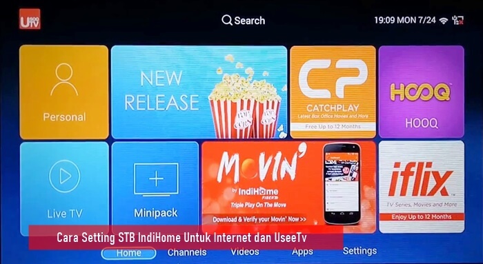 Cara Setting STB IndiHome Untuk Internet dan UseeTv